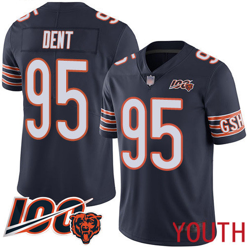 Chicago Bears Limited Navy Blue Youth Richard Dent Home Jersey NFL Football #95 100th Season->youth nfl jersey->Youth Jersey